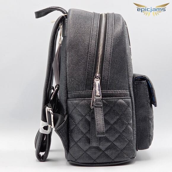 Loungefly DreamWorks How to Train Your Dragon Night Fury Quilted Mini Backpack - Picture 4 of 5